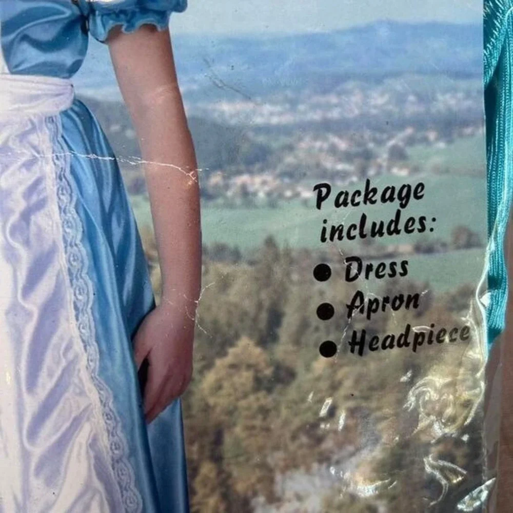 NEW Halloween Alice In Wonderland Princess Costume Dress Up Kids Girls Sz Small